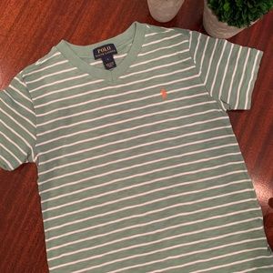 Boys Ralph Lauren v-neck tee